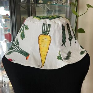 Vegetable Print Bucket Hat